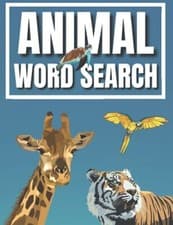 Image of Animal Word Search For Adults and Teenagers with Solutions Search For and Cir...