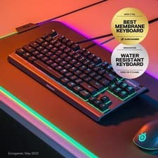 Image of Steel Series Apex 3 TKL Wired Gaming Keyboard RGB IP32 Anti Ghosting Quiet