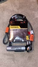Image of Kryptonite Kryptolok STD U-lock with 4ft Flex Cable Bracket