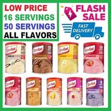 Image of SlimFast Shake Powder 584g 16 Servings 50 Servings Meal Replacement 9 Flavors