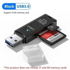 Image of 2 in 1 USB 3.0 Card Reader Micro TF sd card Reader usb adapter High Speed Reader