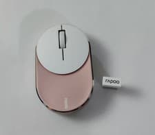 Image of Rapoo M600 Mini Silent Mouse Bluetooth and Wireles 2.4 GHz 1300 DPI (Rose Gold) 