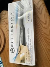 Image of Bellissima Italia Steam Elixir Straightener Hair Straightener White / Gold