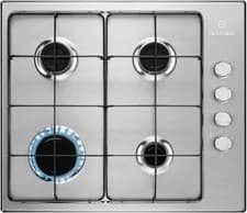 Image of Electrolux KGS6404SX 60cm Built In 4 Zone Gas Hob Rotary Control Stainless Steel