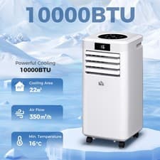 Image of 10000 BTU Air Conditioner Portable AC Unit for Dehumidifying with Remote, White