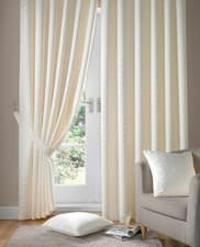 Image of Alan Symonds Madison Charcoal Ring Top Curtains Fully Lined all sizes