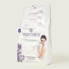 Image of Warmies Pink Microwavable Heat Bottle Lavender Scented Plush