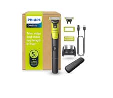 Image of Philips OneBlade 360 Authentic Connected Face & Body Electric Shaver, Beard Trim