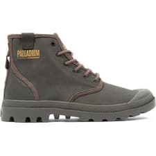 Image of Palladium Mens Pampa Hi Coated Warm Winter High Rise Lace Up Boots
