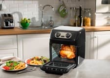 Image of Daewoo 12L Rotisserie Air Fryer Oven 1800W Manual Cooker Black SDA2488 Family