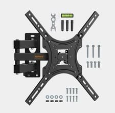 Image of VonHaus 24–55" Full Motion Tilt & Swivel TV Wall Bracket – Adjustable Mount