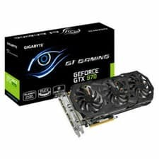 Image of Gigabyte NVIDIA GeForce GTX970 G1 Gaming Windforce 4GB GDDR5 RAM - Black