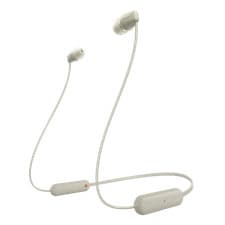 Image of Sony WI-C100 Wireless In-ear Headphones, Beige