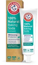 Image of Arm & Hammer 100% Natural Baking Soda Whitening Protection Vegan Toothpaste 75ml