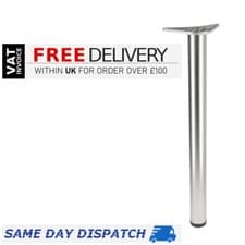 Image of Adjustable Table Leg Breakfast Bar Kitchen Worktop Support - 710 820 870 1100mm