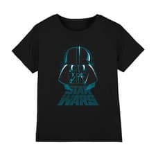 Image of Star Wars Vader Distressed Kids T-Shirt Black