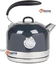 Image of Haden Jersey 1.5L Tea Kettle, Rapid Boil, Temperature Gauge, BPA Free - Blue