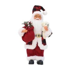 Image of Christmas Standing Santa Claus Christmas Decoration Cute