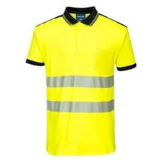 Image of Portwest PW3 Hi-Vis Polo Shirt S/S PW317