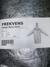 Image of Metallic Hooded Rain Jacket IKEA Unisex S/XS (= Women Med) Frekvens Maria Vinka