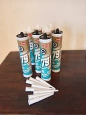 Image of X8 Dowsil 791 weatherproofing silicone sealant 310ML x4 Anthracite + x4 White