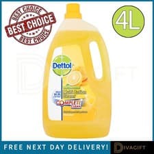 Image of DETTOL ANTI-BACTERIAL MULTI ACTION CLEANER 4L COMPLETE CLEAN CITRUS ZEST NEW
