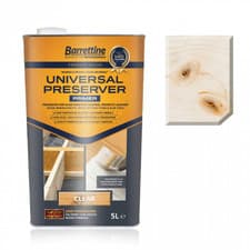 Image of Barrettine Clear Universal Wood Preserver Primer | Deep Penetrating | Colourless
