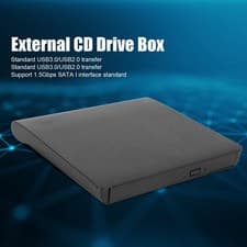 Image of External DVD Drive Case Type A Type C USB3.0 USB2.0 5Gbps Laptop Optical Drive