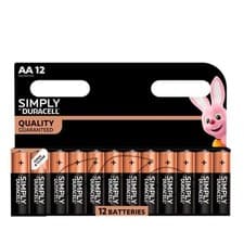 Image of Duracell AA Alkaline Batteries Long Lasting 1.5V Original Genuine Pack Bulk UK