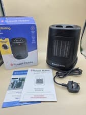 Image of Russell Hobbs RHFH1008B 2KW Oscillating Ceramic Heater Black New Open Box