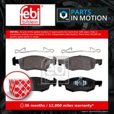 Image of Brake Pads Set fits VAUXHALL CORSA E 1.2 Front 2014 on B12XEL 095517028 1605280