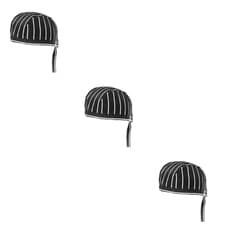 Image of Catering Skull Cap Kitchen Cook Hats Chef with Adjustable Elastic Band