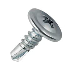 Image of TIMco 4.2mm WAFER HEAD SELF DRILLING PHILLIPS DRIVE TEK DRYWALL SCREW METAL ZINC