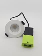 Image of Luceco Type Compact Fire Rated LED Downlight Baffled IP65 6W 4000K 600lm