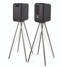 Image of Q Acoustics Q Active 200 Black - wireless audio system with FS75 stands - NEW