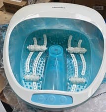 Image of HoMedics Luxury Foot Spa Massager, Heat and Keep Warm Function, Soothing Vibrati
