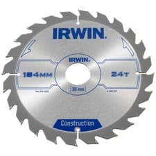 Image of IRWIN® 1897197 Construction Circular Saw Blade 184 x 30mm x 24T ATB