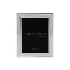 Image of Impressions Silver Plated Frame With Beaded Edge 7x5 Inch