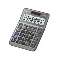 Image of Casio MS-120FM 12 Digit Desk Calculator Grey MS-120FM-WA