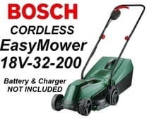 Image of Bosch EasyMower 18V-32-200 Bare Unit No Battery No Charger Cordless Lawnmower