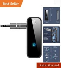 Image of Versatile Bluetooth Audio Adapter with 4 Hours Battery Life for Total Freedom