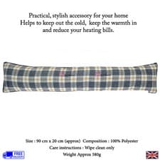 Image of Draught Excluder Great Designs Novelty Fleece Draft Door Stopper Cushion Designs