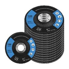 Image of 15/30pcs Flap Grinding Sanding Discs 115mm 4.5" 40 60 80 120 Grit Angle Wheel UK