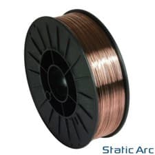 Image of MILD STEEL MIG WELDING WIRE REEL A18 ER70S-6 SPOOL ROLL SOLID CORE 0.6mm 5kg