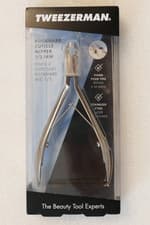 Image of Tweezerman Rockhard Cuticle Nipper Stainless Steel 1/2 Jaw, NIB, 3196-R New