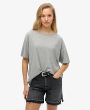 Image of Superdry Womens Studios Dropped Shoulder T-Shirt