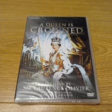 Image of A Queen Is Crowned (DVD, 2013) Narrated By Sir Laurence Olivier, NEW AND SEALED