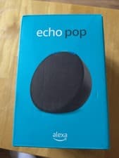 Image of Amazon Echo Pop Smart Speaker - Charcoal. Unopened box