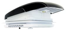 Image of PlusFan 40cm Smoked/Black- 10 Speed- Remote Control- With Blind- Freucamp