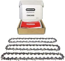 Image of Oregon 3-Pack Chainsaw Chain for 18-Inch (45 Cm) Bar -62 Drive Links